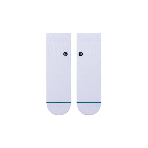 Stance Socks Icon Quarter Socks / White