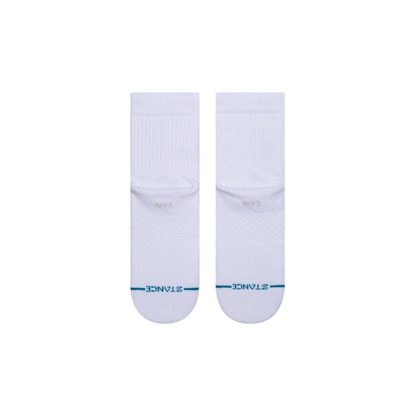 Stance Socks Icon Quarter Socks / White