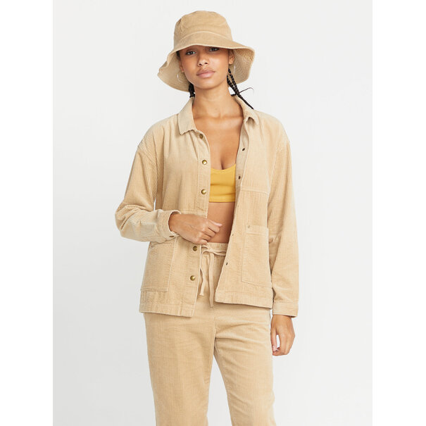 Volcom Stone Street Shacket Khaki