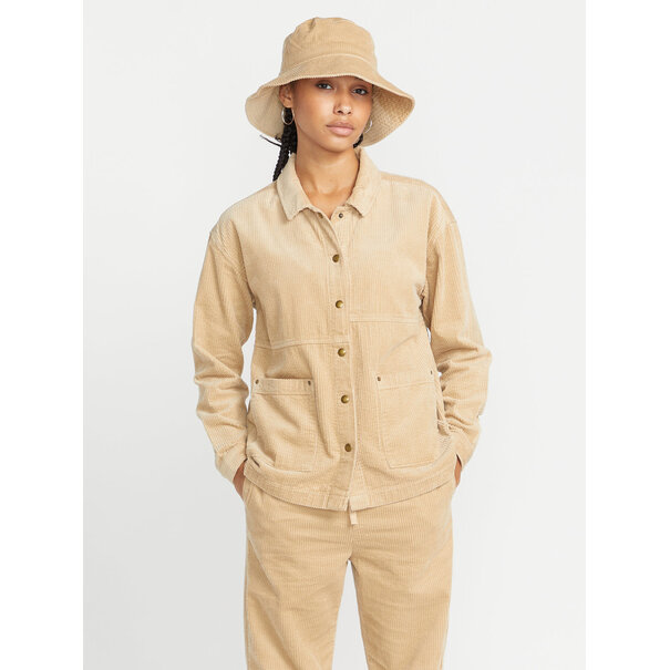 Volcom Stone Street Shacket Khaki