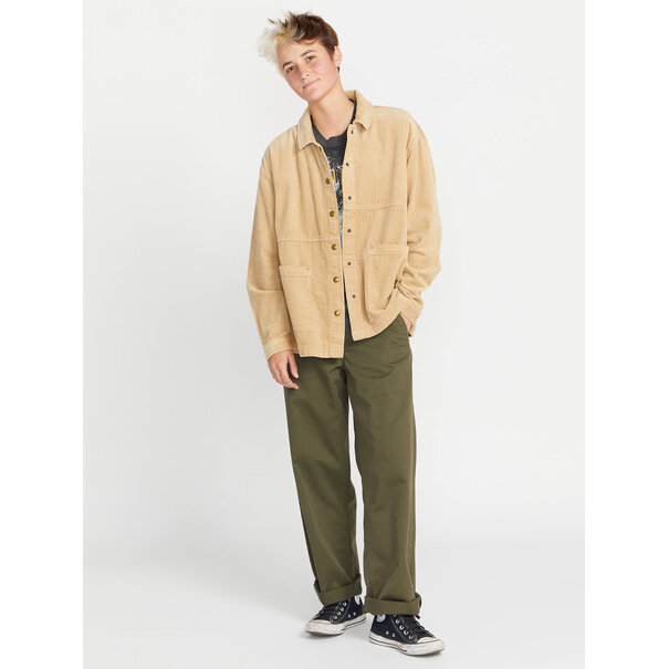 Volcom Stone Street Shacket Khaki