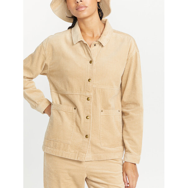 Volcom Stone Street Shacket Khaki