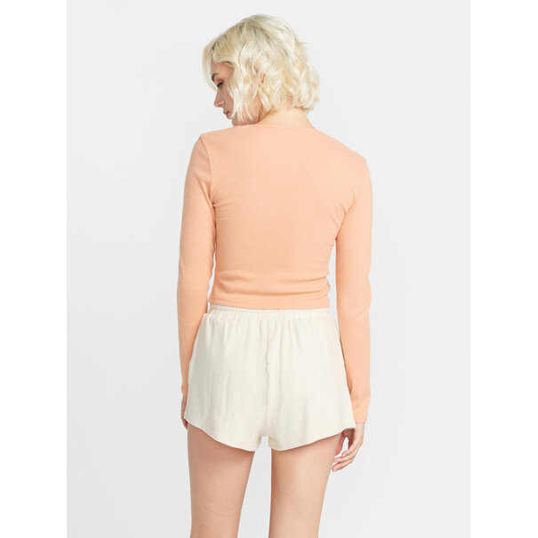 Volcom Lived in Lounge Ribbed Long Sleeve / Clay
