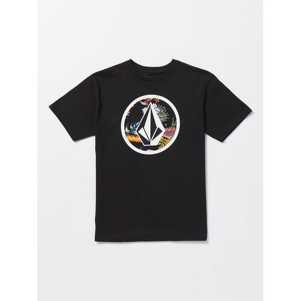 Volcom Toddler Crisp Stone Short Sleeve / Black