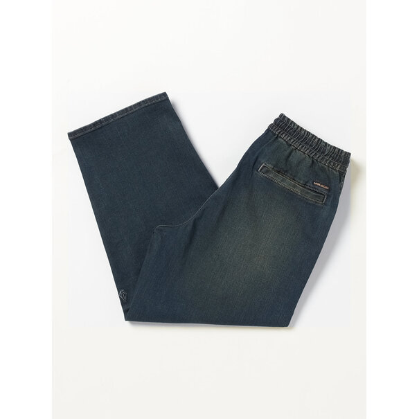 Volcom Freazy Loose Elastic Waist Denim / Blackboard
