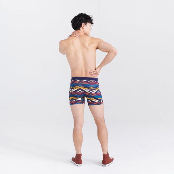 SAXX Underwear Vibe Super Soft Boxer Briefs / Asher Geo Ocean