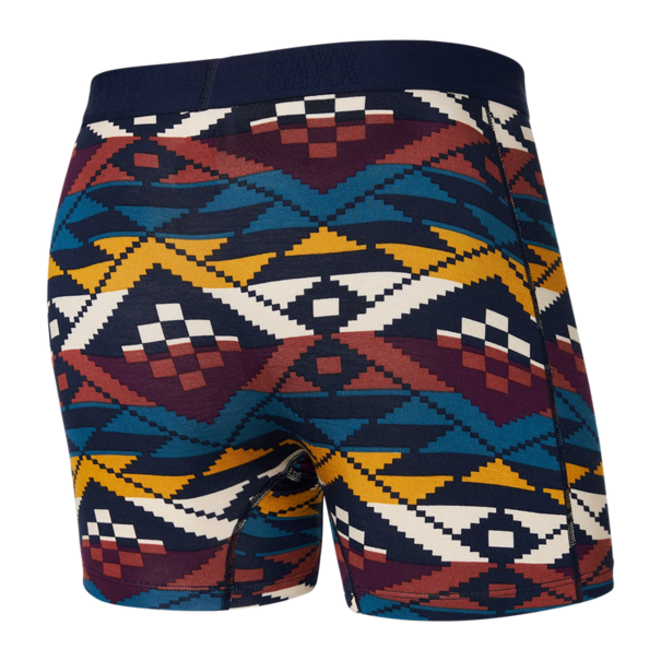 SAXX Underwear Vibe Super Soft Boxer Briefs / Asher Geo Ocean