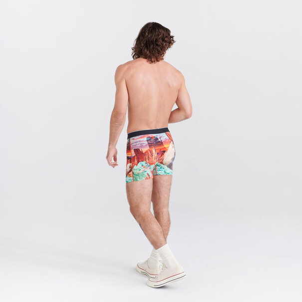 SAXX Underwear Volt Breathable Mesh Boxer Briefs / Monument Valley
