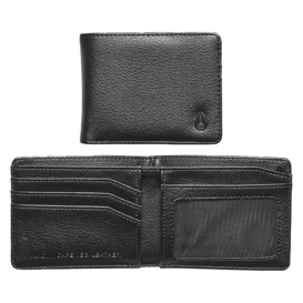 Cape Vegan Leather Wallet / Black