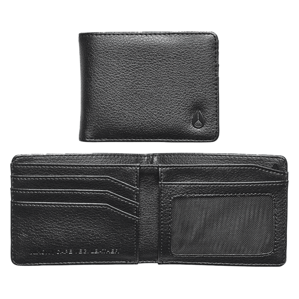 Nixon Cape Vegan Leather Wallet / Black