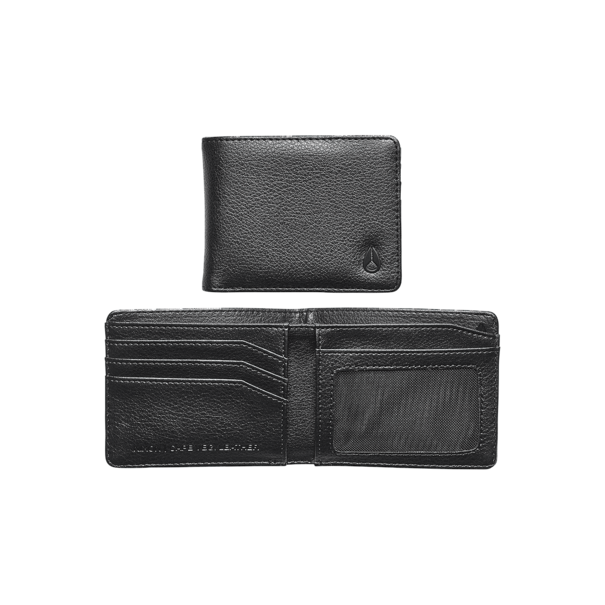 Nixon Cape Vegan Leather Wallet / Black