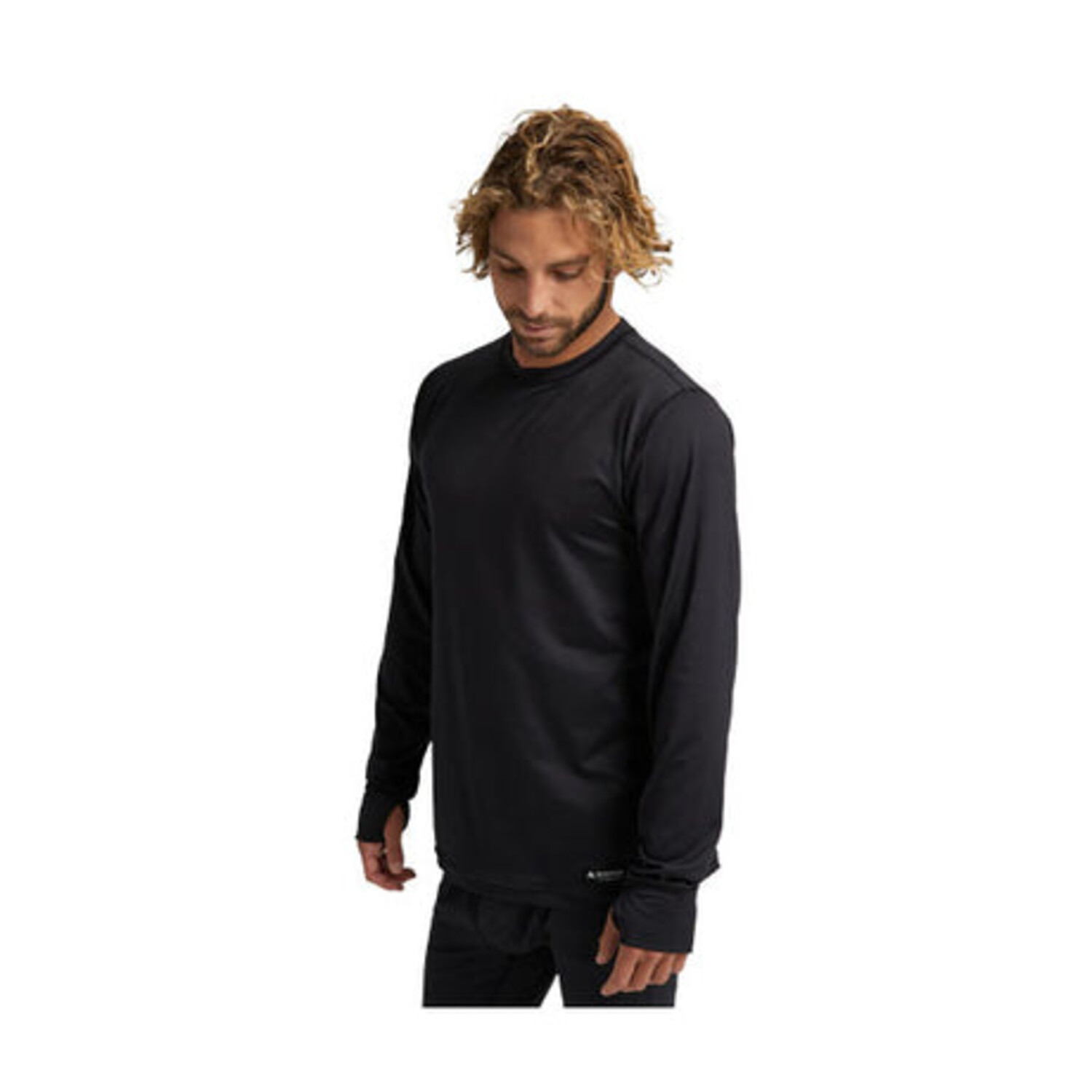 Men s Burton Midweight Base Layer Crew True Blk Medicine Hat