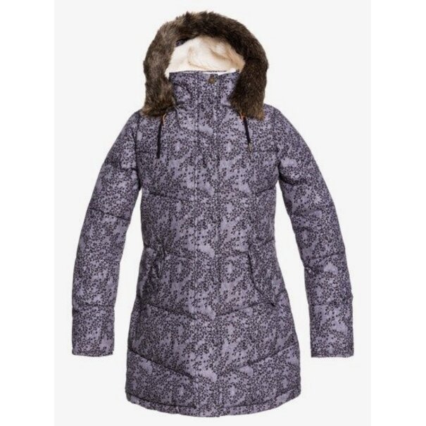 ROXY Elsie Waterproof Longline Puffer Jacket