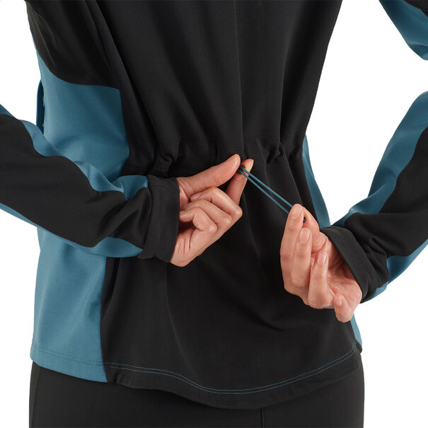 Salomon Salomon Women's Agile Softshell Jacket: Mallard Blue/Black