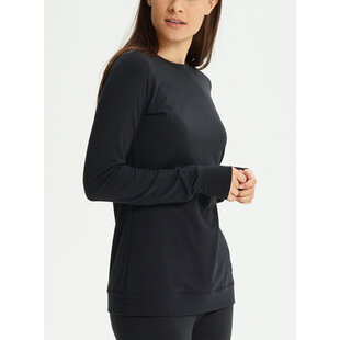 Women's Burton Midweight Base Layer Crewneck -Black