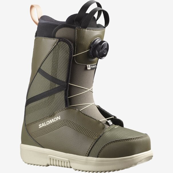 Salomon Scarlet Boa Boot / Army Green, Rainy Day and Black
