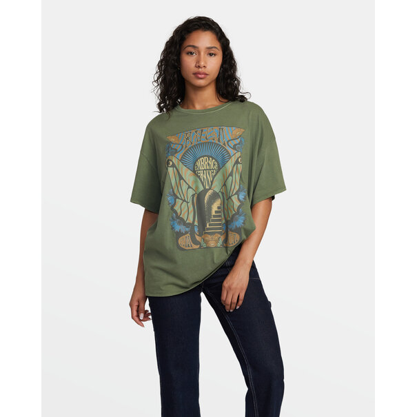 RVCA Embrace Change Short Sleeve / Leaf