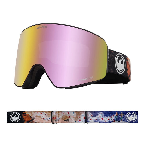 DRAGON EYEWEAR PVX Dennis Ranalter Signature With Lumalens Pink Ion and Dark Smoke Lenses