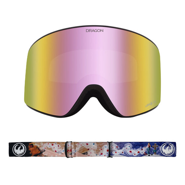 DRAGON EYEWEAR PVX Dennis Ranalter Signature With Lumalens Pink Ion and Dark Smoke Lenses