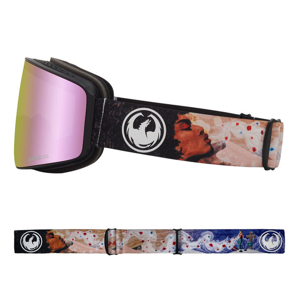 DRAGON EYEWEAR PVX Dennis Ranalter Signature With Lumalens Pink Ion and Dark Smoke Lenses