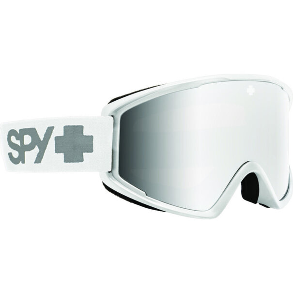 Spy Optics Crusher Elite Matte White With Bronze Silver Mirror Lenses