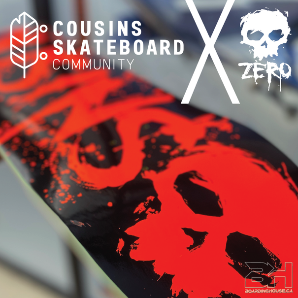cousins skateboarding community Zero X Cousins Skateboard Deck / 8.5