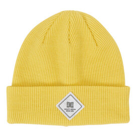 Label Beanie / Cream Gold