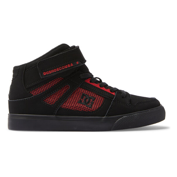 DC Shoes Pure High-Top Ev Black/Black/Red