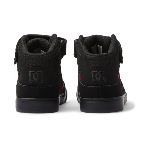 DC Shoes Pure High-Top Ev Black/Black/Red
