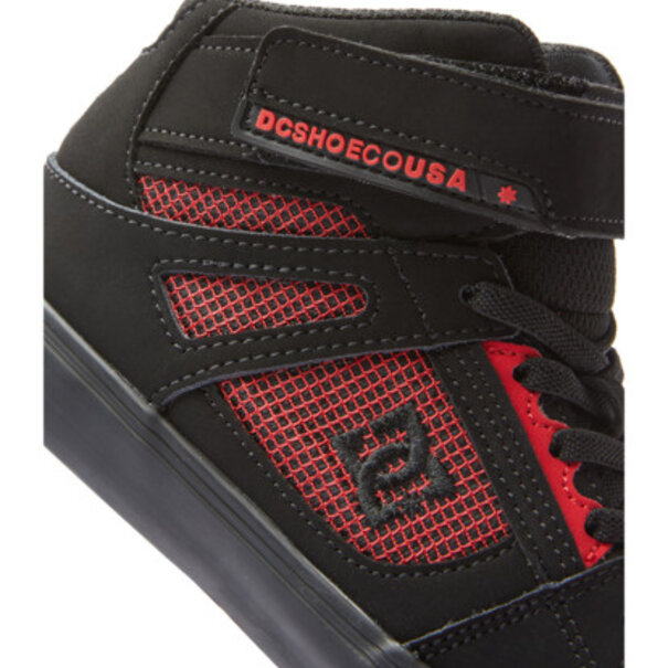 DC Shoes Pure High-Top Ev Black/Black/Red