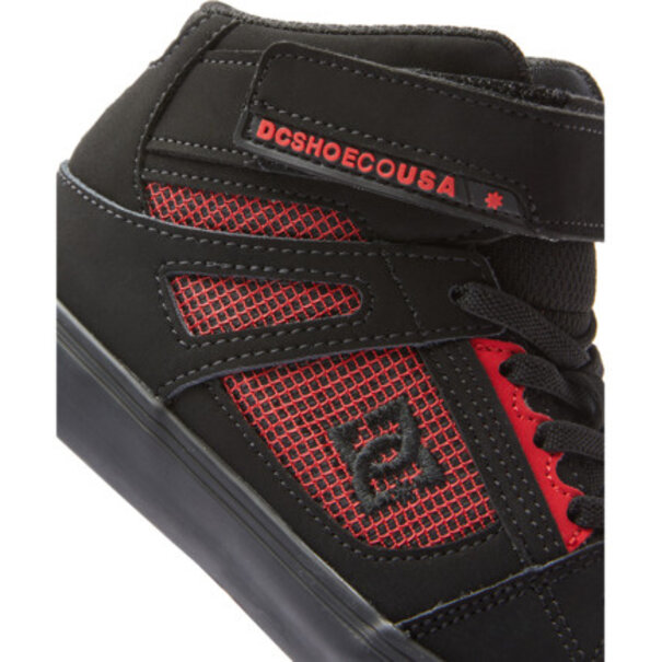 DC Shoes Pure High-Top Ev Black/Black/Red