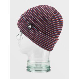 Micro Stripe Beanie / Black
