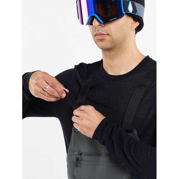 Volcom Roan Bib Overall / Dark Grey