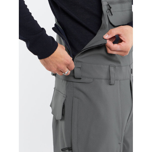 Volcom Roan Bib Overall / Dark Grey