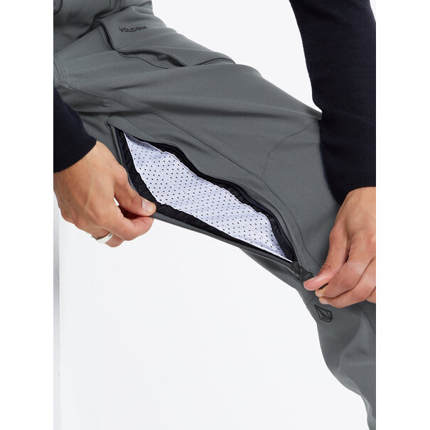 Volcom Roan Bib Overall / Dark Grey