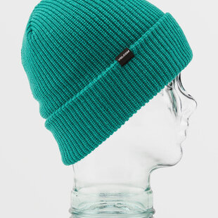 Youth Lined Beanie / Vibrant Green