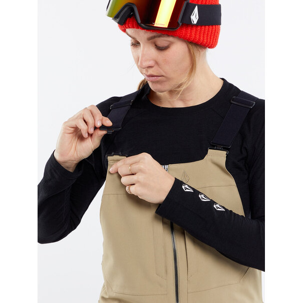 Volcom Swift Bib Overall / Dark Khaki