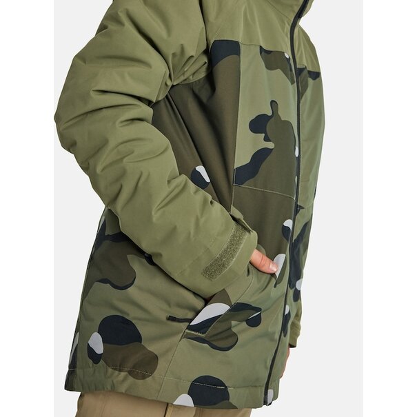 Burton Snowboards Lodgepole Jacket / Forest Moss and Forest Moss Cookie Camo