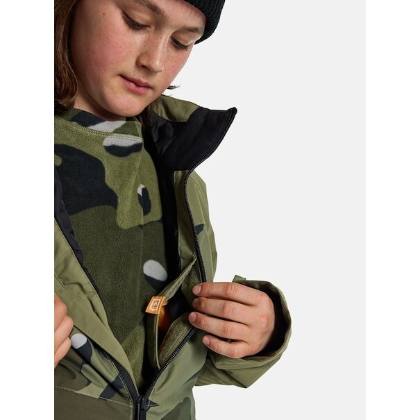 Burton Snowboards Lodgepole Jacket / Forest Moss and Forest Moss Cookie Camo