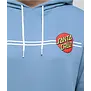 Womens Classic Dot Pullover Hoodie / Misty Blue