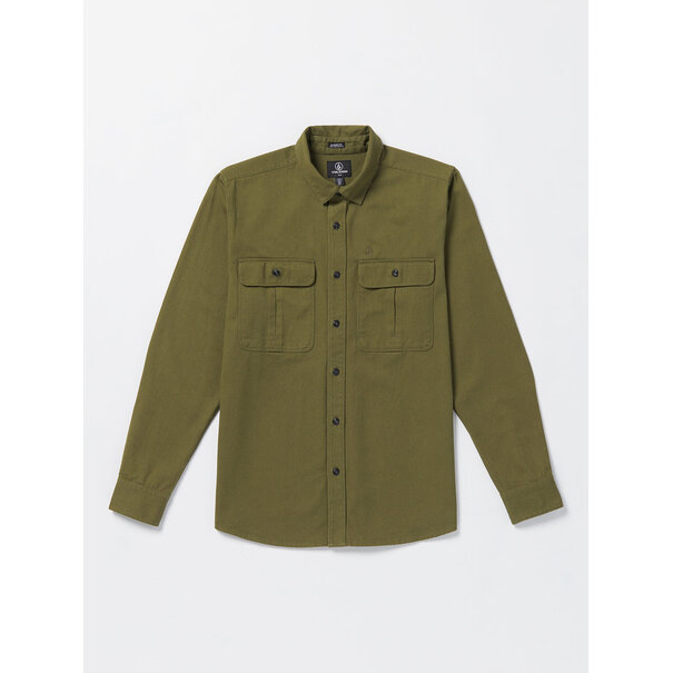 Volcom Stone Benchmark Ls Expedition Green