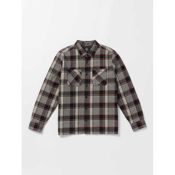 Volcom Brickstone Lined Flannel Ls Dirty White