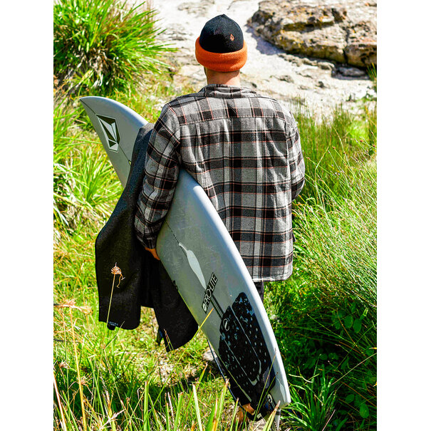 Volcom Brickstone Lined Flannel Ls Dirty White