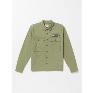 Tokyo True Pinned Workshirt Long Sleeve / Light Army