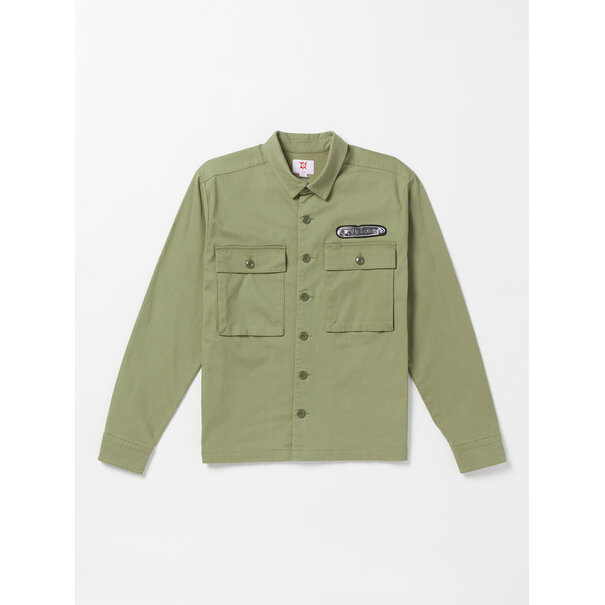 Volcom Tt Pinned Workshirt Ls Light Army