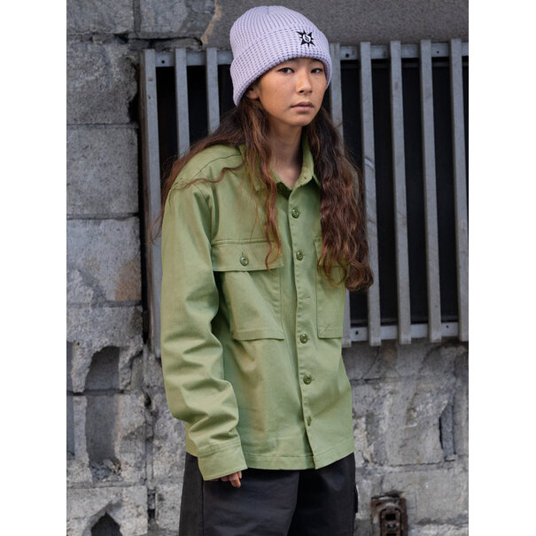 Volcom Tt Pinned Workshirt Ls Light Army