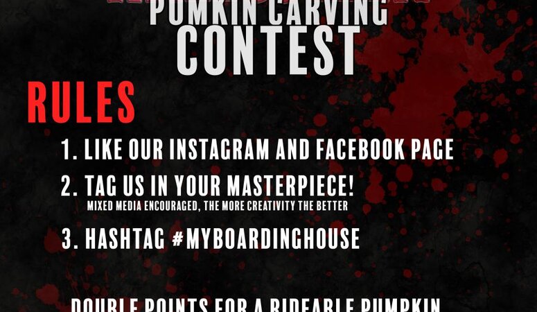 HALLOWEEN CARVING CONTEST RULES