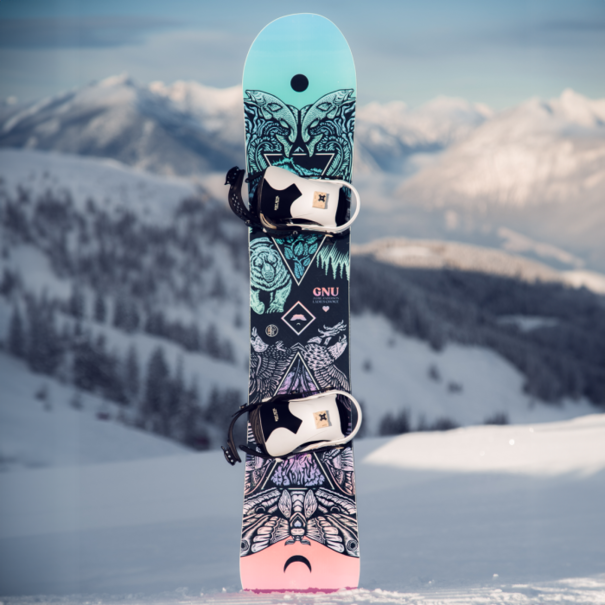 GNU SNOWBOARDS Women's Ladies Choice Snowboard 2024