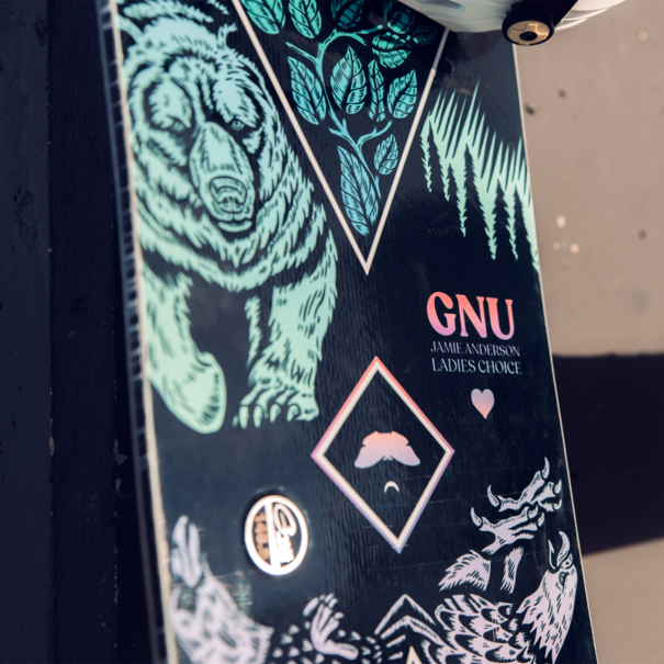 GNU SNOWBOARDS Women's Ladies Choice Snowboard 2024