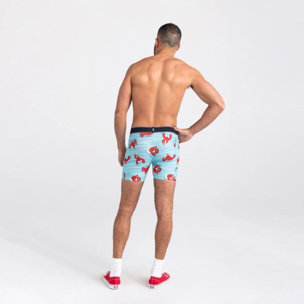 SAXX Underwear Droptemp™ Cooling Hydro Liner Lobster Lounger- Aqua